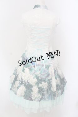 画像5: 云知百里（海外ロリィタ） / チャイナワンピース S ホワイト×ミント O-25-05-26-029-LO-OP-IG-OS