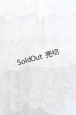 画像3: 童活之森（海外ロリィタ） / レースアップティアードジャンパースカート M アイボリー O-25-05-26-030-LO-OP-IG-OS