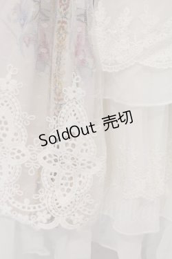 画像3: QuaintLass / 花眠妖精 ジャンパースカート S アイボリー×ピンク系 O-25-05-26-031-LO-OP-IG-OS