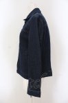 画像2: INGEBORG / バックプリーツストレッチデニムジャケット  インディゴ O-25-05-26-004-LO-JA-IG-ZI (2)