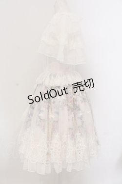 画像4: QuaintLass / 花眠妖精 ジャンパースカート S アイボリー×ピンク系 O-25-05-26-031-LO-OP-IG-OS