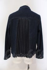 画像3: INGEBORG / バックプリーツストレッチデニムジャケット  インディゴ O-25-05-26-004-LO-JA-IG-ZI (3)
