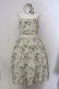 画像1: Forest Wardrobe / 森林の休日ジャンパースカート 2XL 緑花花 O-25-05-26-033-LO-OP-YM-OS (1)