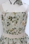 画像2: 【SALE】Forest Wardrobe / 森林の休日ジャンパースカート 2XL 緑花花 O-25-05-26-033-LO-OP-YM-ZT022 (2)