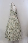 画像3: 【SALE】Forest Wardrobe / 森林の休日ジャンパースカート 2XL 緑花花 O-25-05-26-033-LO-OP-YM-ZT022 (3)