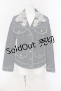 INGEBORG / ローズモチーフデニムジャケット  インディゴ O-25-05-26-005-LO-JA-IG-OS