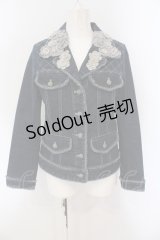 INGEBORG / ローズモチーフデニムジャケット  インディゴ O-25-05-26-005-LO-JA-IG-OS