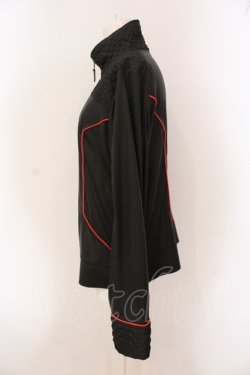 画像2: Qutie Frash / サイバーZIPカーデ  レッド×ブラック O-25-05-26-036-QU-JA-IG-OS
