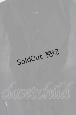 画像2: alice auaa / フリルブラウス メンズ ブラック O-25-05-26-038-AA-BL-IG-OS