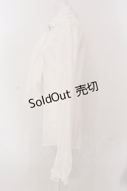 画像3: alice auaa / フリルブラウス メンズ ホワイト O-25-05-26-039-AA-BL-IG-OS