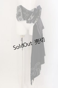 画像1: OZZ ANGELO / Capricious kittyコルセットスカート  ブラック O-25-05-26-043-OO-SK-IG-ZY