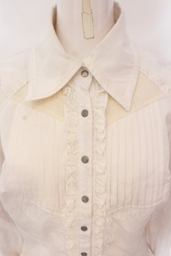 画像2: Ozz oneste / 2WAYピンタックブラウス  オフシロ O-25-05-26-045-OO-BL-IG-OS