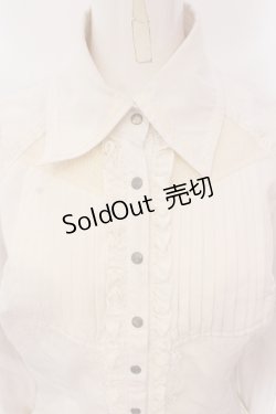 画像2: Ozz oneste / 2WAYピンタックブラウス  オフシロ O-25-05-26-045-OO-BL-IG-OS