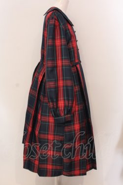 画像2: FLC / 皆方由衣コラボ MINA*タータンチェックワンピース 3L アカ O-25-05-26-047-LO-OP-YM-OS