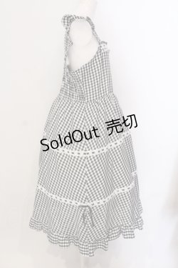 画像2: Cherirulu Chocola / チェックワンピース 3L クロｘシロ O-25-05-26-048-LO-OP-YM-OS