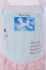 画像2: 【SALE】Candy Stripper / MY FAVORITE CAMISOLE ONE-PIECE　ワンピース F ミントグリーン×ピンク O-25-05-26-058-PU-OP-OW-ZT353 (2)