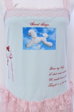 画像2: Candy Stripper / MY FAVORITE CAMISOLE ONE-PIECE　ワンピース F ミントグリーン×ピンク O-25-05-26-058-PU-OP-OW-OS