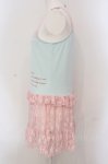 画像3: 【SALE】Candy Stripper / MY FAVORITE CAMISOLE ONE-PIECE　ワンピース F ミントグリーン×ピンク O-25-05-26-058-PU-OP-OW-ZT353 (3)
