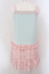 画像4: 【SALE】Candy Stripper / MY FAVORITE CAMISOLE ONE-PIECE　ワンピース F ミントグリーン×ピンク O-25-05-26-058-PU-OP-OW-ZT353 (4)