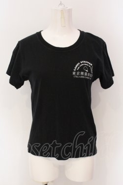 画像1: Candy Stripper / TOKYO PANDA CLUB TEE　Tシャツ S ブラック O-25-05-26-059-PU-TO-OW-OS