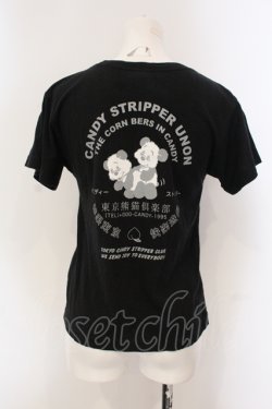 画像2: Candy Stripper / TOKYO PANDA CLUB TEE　Tシャツ S ブラック O-25-05-26-059-PU-TO-OW-OS