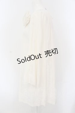画像3: INGEBORG / コサージュつきフロッキーチュニック 9 オフシロ O-25-05-26-007-LO-TO-IG-OS