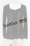 axes femme / ビスチェ切り替え風プルオーバー M クロ O-25-05-26-061-AX-TO-OW-OS