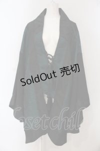 Qutie Frash / 着物ロングカーデ  グリーン O-25-05-26-065-QU-TO-IG-OS