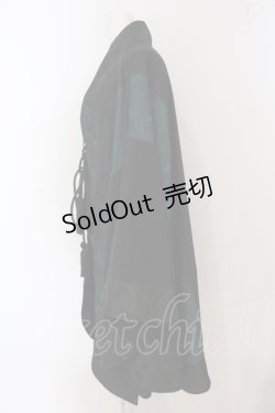画像3: Qutie Frash / 着物ロングカーデ  グリーン O-25-05-26-065-QU-TO-IG-OS