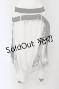 Qutie Frash / ラップ付きサルエルパンツ  ホワイト O-25-05-26-069-QU-PA-IG-OS