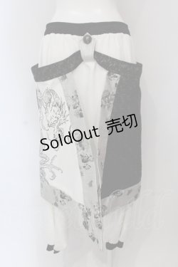 画像4: Qutie Frash / ラップ付きサルエルパンツ  ホワイト O-25-05-26-069-QU-PA-IG-OS