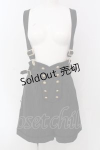 Amavel / Crown Knight Militaryショートパンツ F クロ O-25-05-26-071-CA-SK-OW-OS