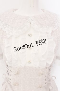 画像2: LIZ LISA / メッセージリボンツイードセットアップ  ピンク O-25-05-26-073-LO-OP-IG-OS