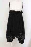 PEACE NOW / ギャザーサルエルパンツ M ブラック O-25-05-26-075-PU-PA-OW-OS