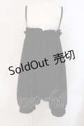 PEACE NOW / ギャザーサルエルパンツ M ブラック O-25-05-26-075-PU-PA-OW-ZS