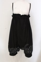 PEACE NOW / ギャザーサルエルパンツ M ブラック O-25-05-26-075-PU-PA-OW-ZS