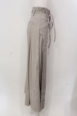 画像2: 【SALE】Melt the lady / ワイドパンツ S ベージュ O-25-05-26-077-PU-PA-OW-ZT468 (2)