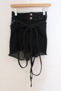 Melt the lady / メディーバルショートパンツ S クロ O-25-05-26-078-PU-PA-OW-OS