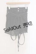 Melt the lady / メディーバルショートパンツ S クロ O-25-05-26-078-PU-PA-OW-OS