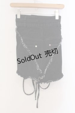 画像2: Melt the lady / メディーバルショートパンツ S クロ O-25-05-26-078-PU-PA-OW-OS