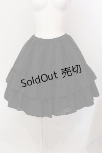 MIHO MATSUDA / スカート・メルキー  ブラック O-25-05-26-080-GO-SK-OW-OS