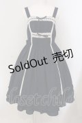 axes femme kawaii / リナズジャンパースカート M ネイビー O-25-05-26-084-AX-OP-OW-OS