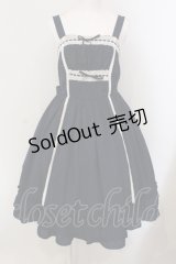 axes femme kawaii / リナズジャンパースカート M ネイビー O-25-05-26-084-AX-OP-OW-OS