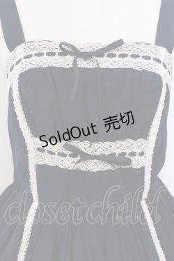 画像2: axes femme kawaii / リナズジャンパースカート M ネイビー O-25-05-26-084-AX-OP-OW-OS