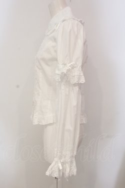 画像3: Innocent World / 薔薇レースつけ袖ブラウス  シロ O-25-05-26-092-IW-BL-IG-OS