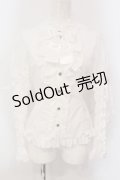 metamorphose / レースアップスリーブブラウス size1 シロ O-25-05-26-093-ME-BL-IG-OS