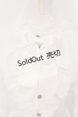 画像2: metamorphose / レースアップスリーブブラウス size1 シロ O-25-05-26-093-ME-BL-IG-OS