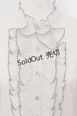 画像2: Jane Marple / プリーツフリルブラウス M アイボリー O-25-05-26-095-JM-BL-IG-OS