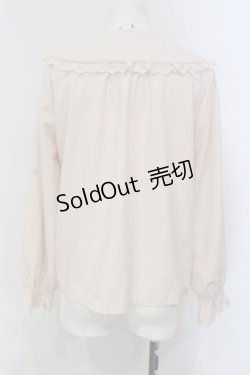 画像4: axes femme POETIQUE / ストロベリーフィールドブラウス M キナリ O-25-05-26-096-AX-BL-OW-OS