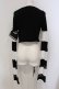 画像3: DimMoire / 【HELLO KITTY×DimMoire】しましまダメージニット F ブラック×ホワイト O-25-05-26-100-PU-TO-OW-OS (3)